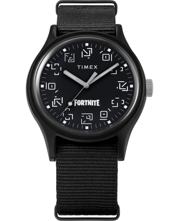 TW2W97000 Timex MK1 x Fortnite® 40mm Fabric Strap Watch  Campaign Key Silhouettes (Beauty shots) Image