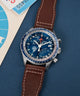 TW2W97200 Pan Am® x Timex Fly-Back Chronograph 43mm Leather Strap Watch  Campaign Key Silhouettes (Beauty shots) Image