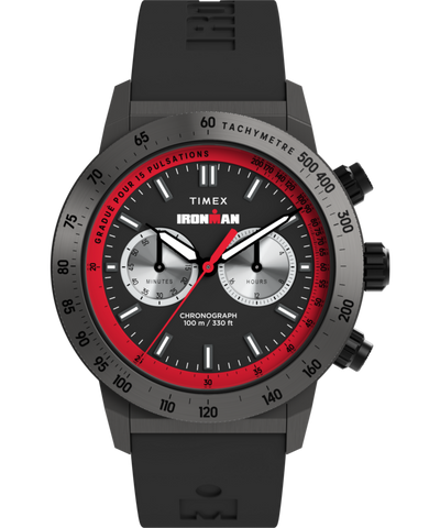 TW2Y01900 TIMEX® IRONMAN® Challenger Chronograph 44mm Silicone Strap Watch Primary Image