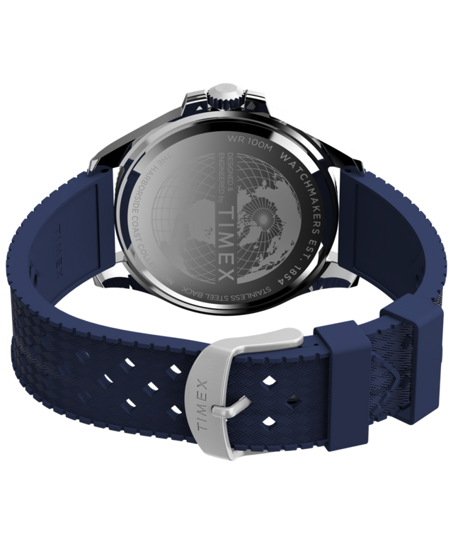 TW2Y05000 Harborside Coast 44mm Synthetic Rubber Strap Watch Caseback with Attachment Image
