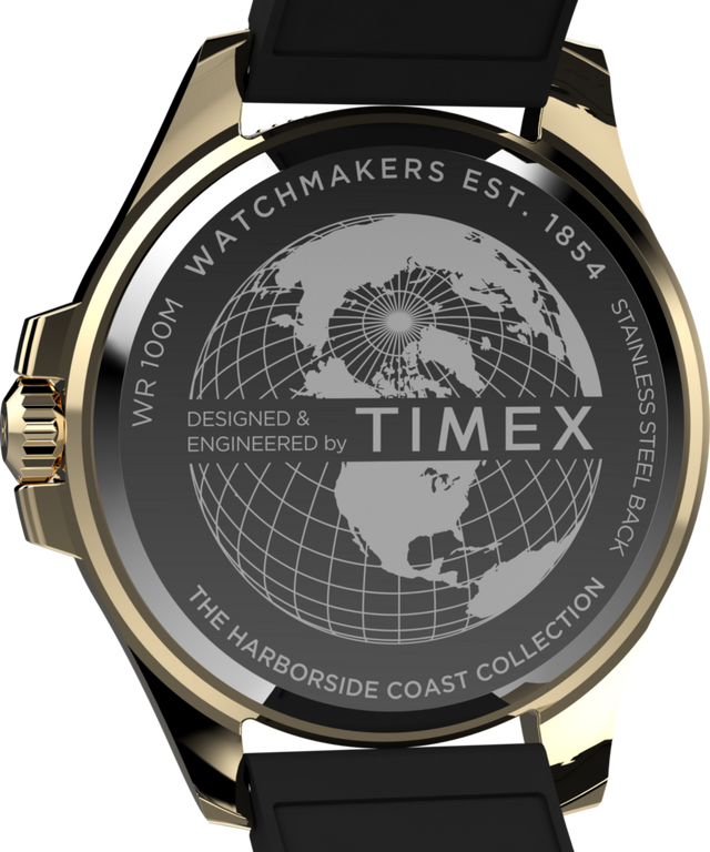 TW2Y05300 Harborside Coast 44mm Synthetic Rubber Strap Watch Caseback Image