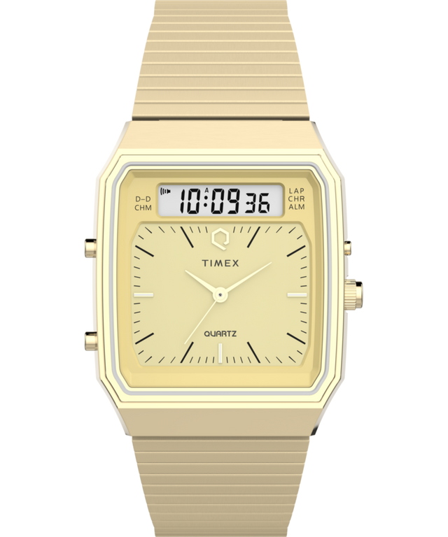 TW2Y06000 Q Timex® 1982 Ana-Digi Reissue 33mm Stainless Steel Bracelet Watch  Primary Image