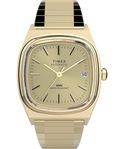 TW2Y07200 Timex® Automatic 1983 E-Line 34mm Gold Tone Expansion Band Watch Primary Image