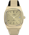 TW2Y07200 Timex® Automatic 1983 E Line 34mm Gold Tone Expansion Band Watch Primary Image