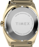 TW2Y07200 Timex® Automatic 1983 E Line 34mm Gold Tone Expansion Band Watch Caseback Image