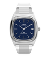 TW2Y07400 Timex® Automatic 1983 E Line 34mm Stainless Steel Expansion Band Watch Primary Image