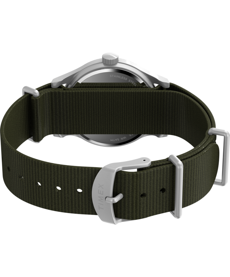 TW2Y07900 MK1® Hand-Wound 36mm Fabric Strap Watch Caseback with Attachment Image