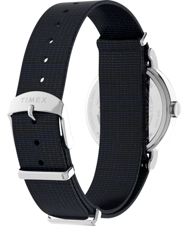 TW2Y09000 Timex Weekender 37mm Fabric Strap Watch Caseback with Attachment Image