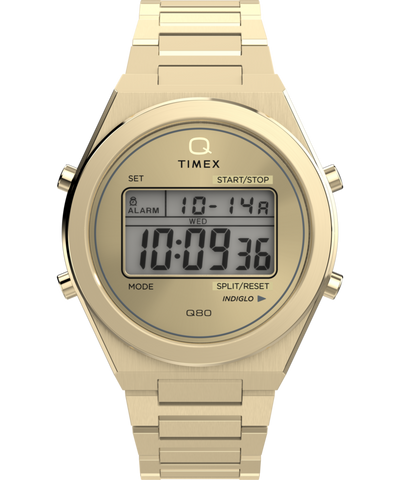 TW2Y09700 Q Timex® Q80 Continental 39mm Stainless Steel Bracelet Watch Primary Image