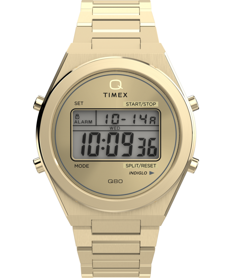 TW2Y09700 Q Timex® Q80 Continental 39mm Stainless Steel Bracelet Watch Primary Image