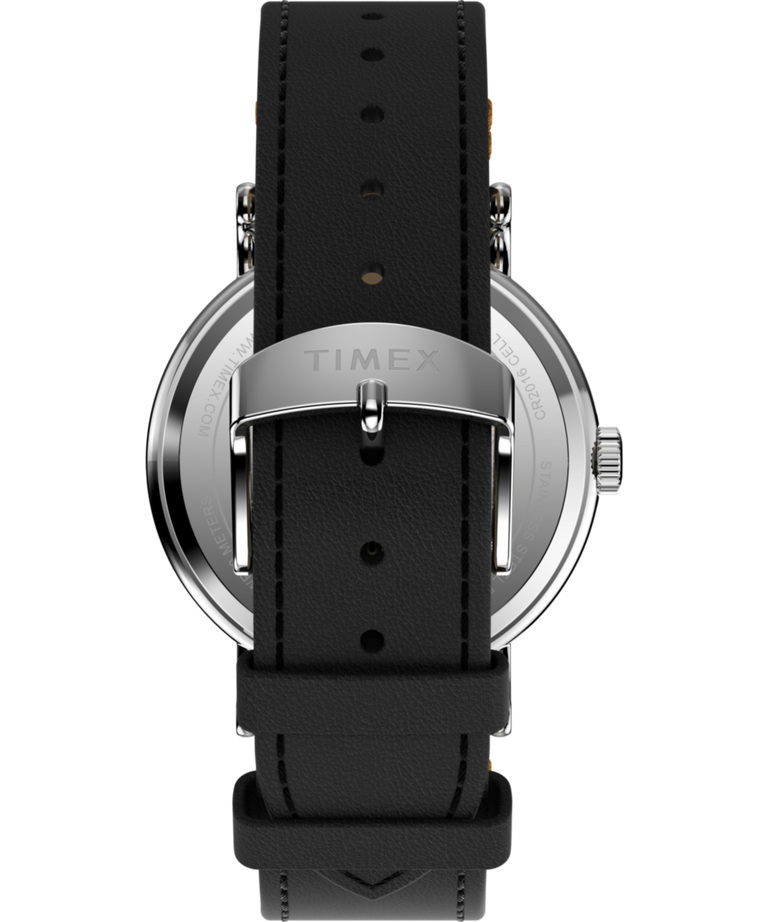 TW2Y12300 Peanuts® x Timex Weekender Pumpkin Dial 40mm Leather Strap Watch Strap Image