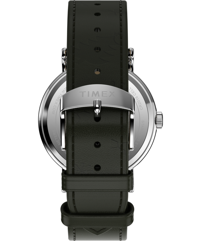 TW2Y12400 Timex x Peanuts® Weekender Holiday Dial 40mm Leather Strap Watch Strap Image