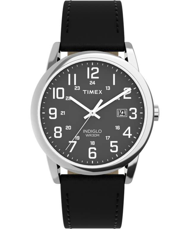 TW2Y12800 Easy Reader® Classic 38mm Leather Strap Watch Primary Image