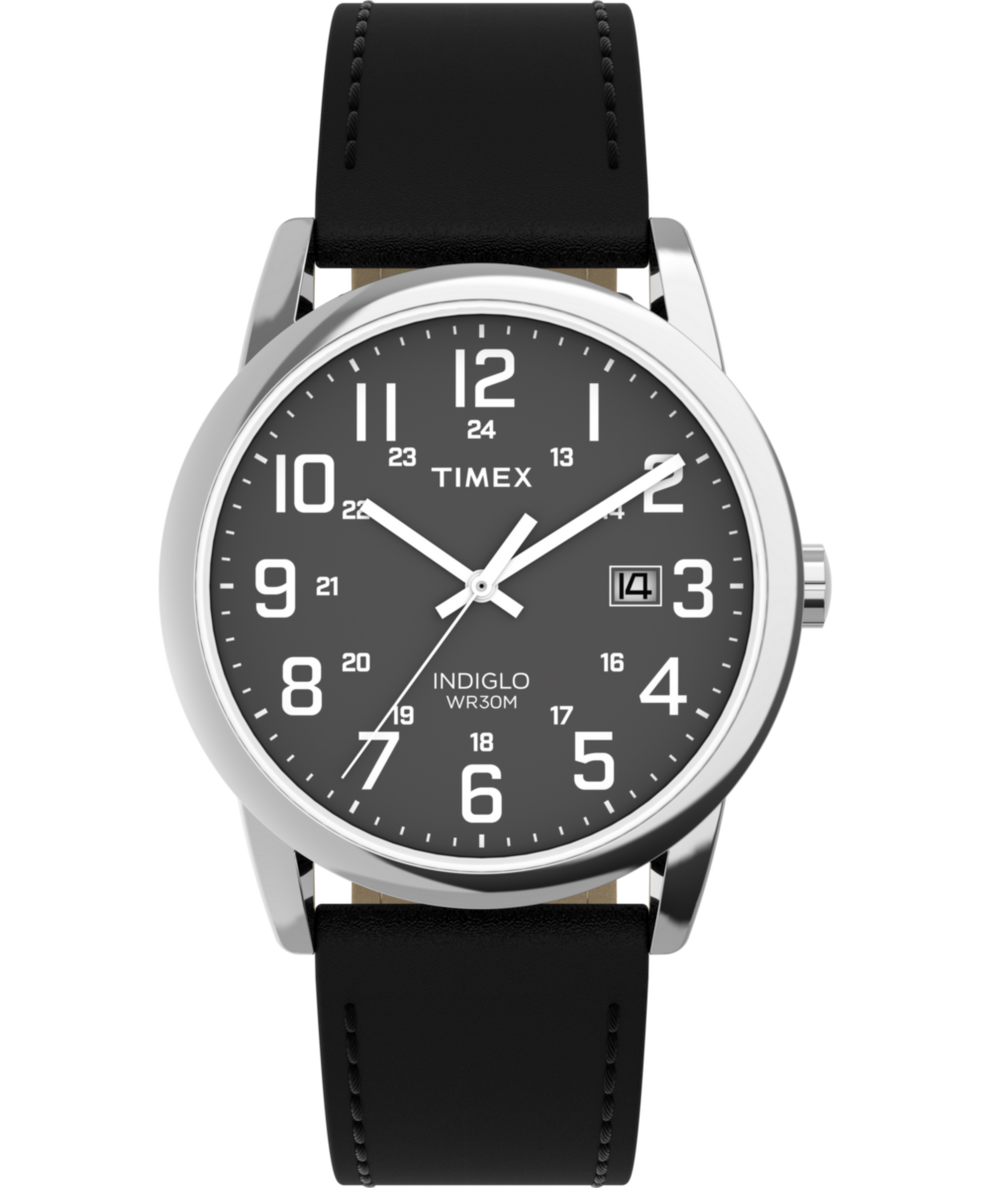 TW2Y12800 Easy Reader® Classic 38mm Leather Strap Watch Primary Image
