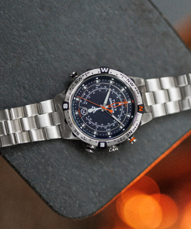 Montre Expedition Tide-Temp-Compass 45mm avec bracelet en acier