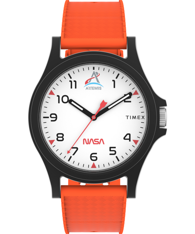 TW2Y13000 Timex Main Street NASA Artemis 40mm Silicone Strap Watch Primary Image