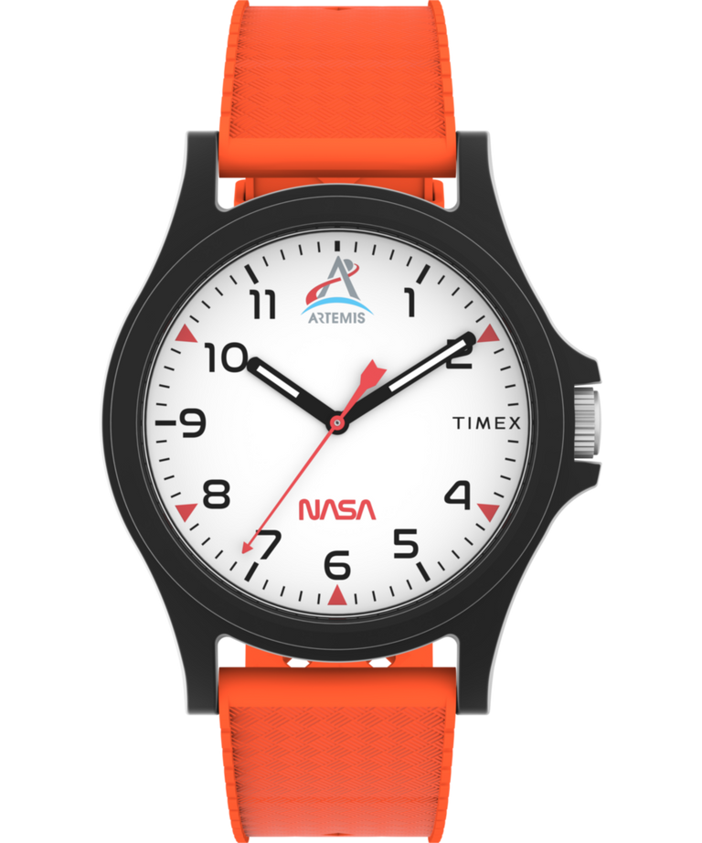TW2Y13000 Timex Main Street NASA Artemis 40mm Silicone Strap Watch Primary Image