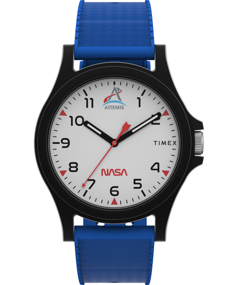 TW2Y13100 Timex Main Street NASA Artemis 40mm Silicone Strap Watch Primary Image