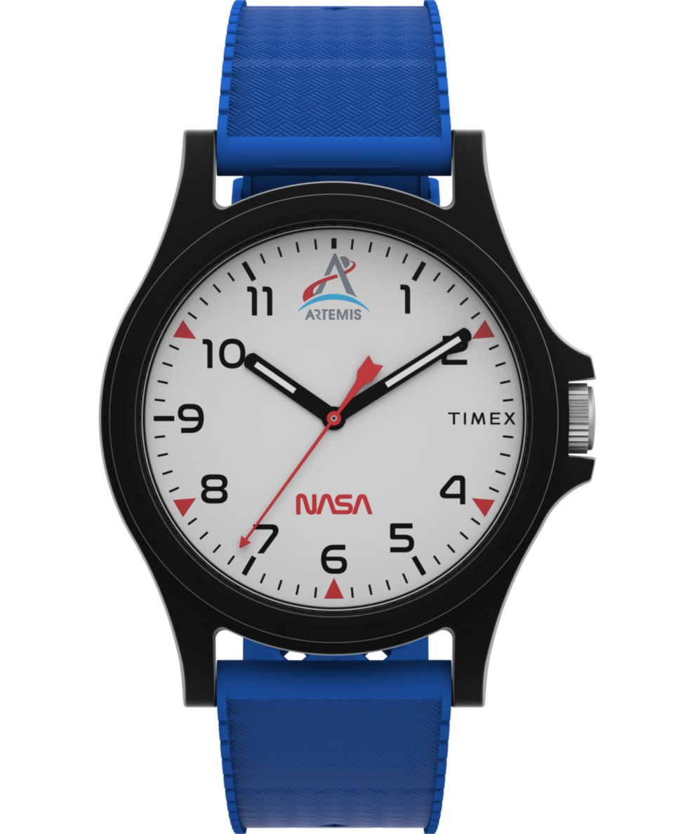 TW2Y13100 Timex Main Street NASA Artemis 40mm Silicone Strap Watch Primary Image