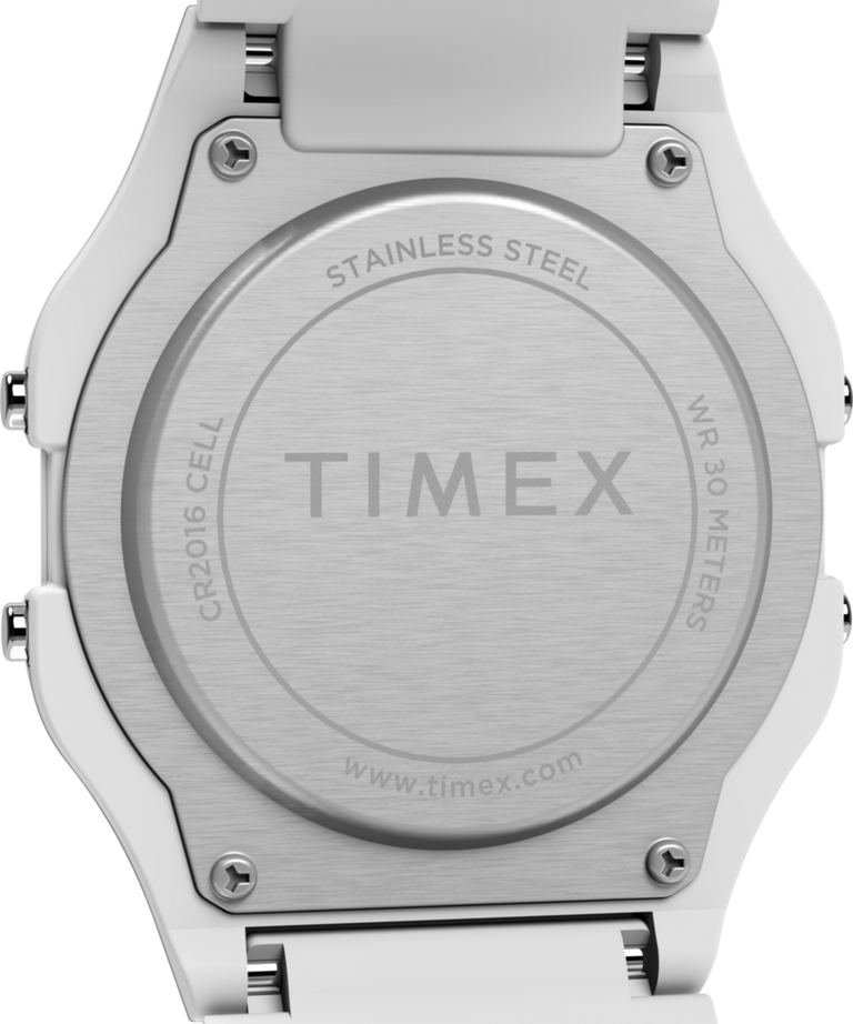 TW2Y13500 Timex Main Street NASA Artemis Digital 36mm Resin Strap Watch Caseback Image
