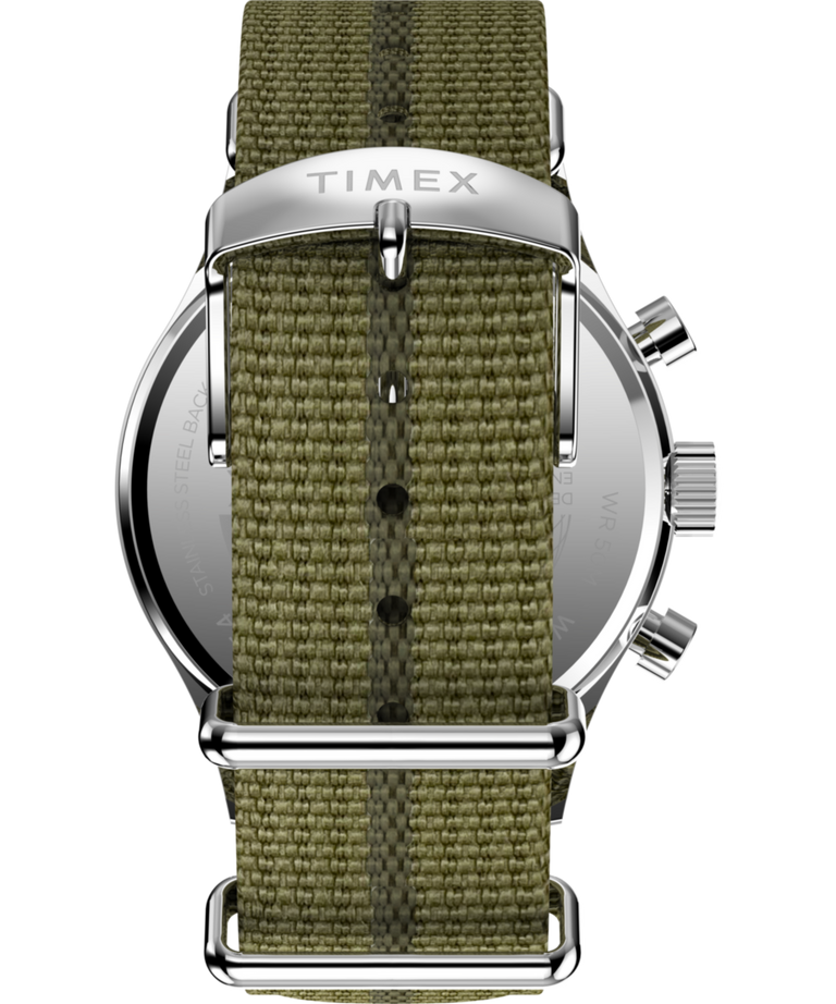 TW2Y15700 Timex Weekender New England Chronograph 40mm Eco-Conscious Fabric Strap Watch Strap Image
