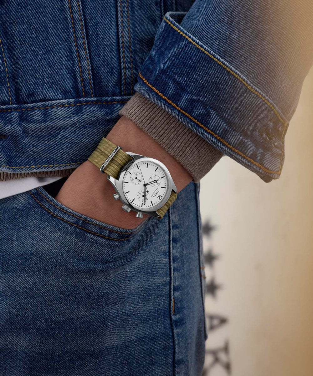 Timex Weekender New England Chronograph 40mm Eco-Conscious Fabric