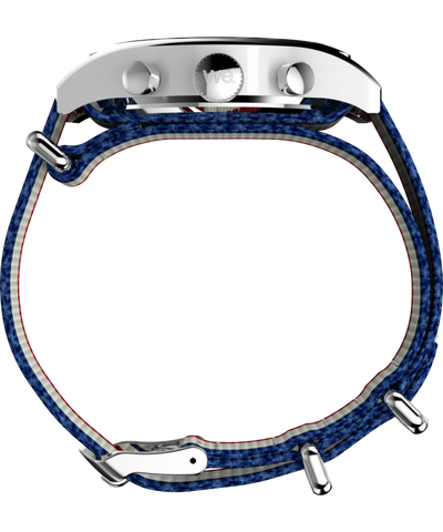TW2Y15800 Timex Weekender New England Chronograph 40mm Eco-Conscious Fabric Strap Watch Profile Image