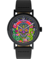 TW2Y15900 Timex Weekender Day of the Dead 40mm Leather Strap Watch Primary Image