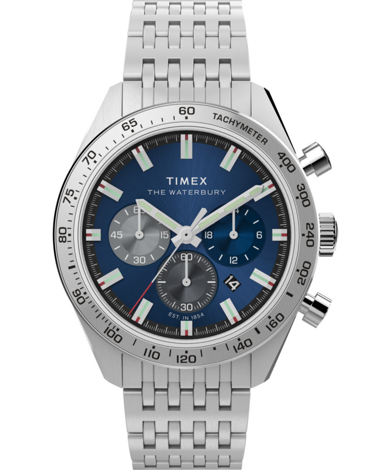 Waterbury Traditional Chronograph 41mm Stainless Steel Bracelet Waterbury Traditional Chronograph 41mm Stainless Steel Bracelet