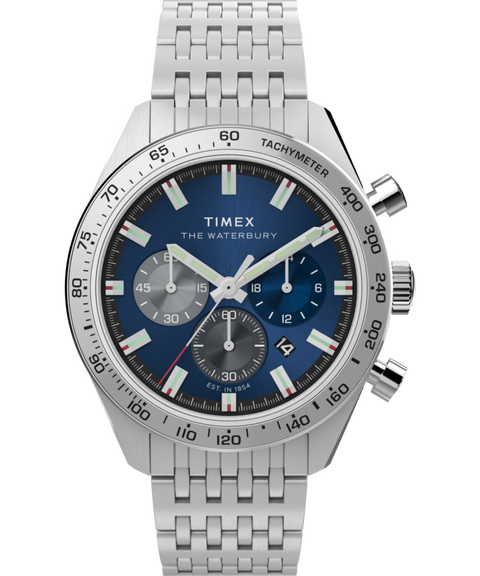 Waterbury Traditional Chronograph 41mm Stainless Steel Bracelet
