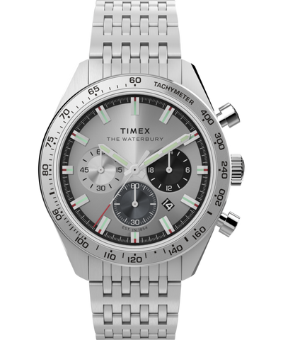 TW2Y18700 Waterbury Traditional Chronograph 41mm Stainless Steel Bracelet Watch  Primary Image