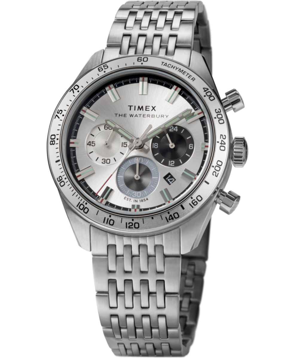 Waterbury Traditional Chronograph 41mm Stainless Steel Bracelet