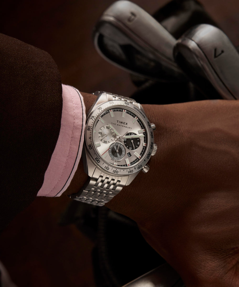 Paranoia ドゥーニー Waterbury Traditional Chronograph 41mm Stainless Steel Bracelet