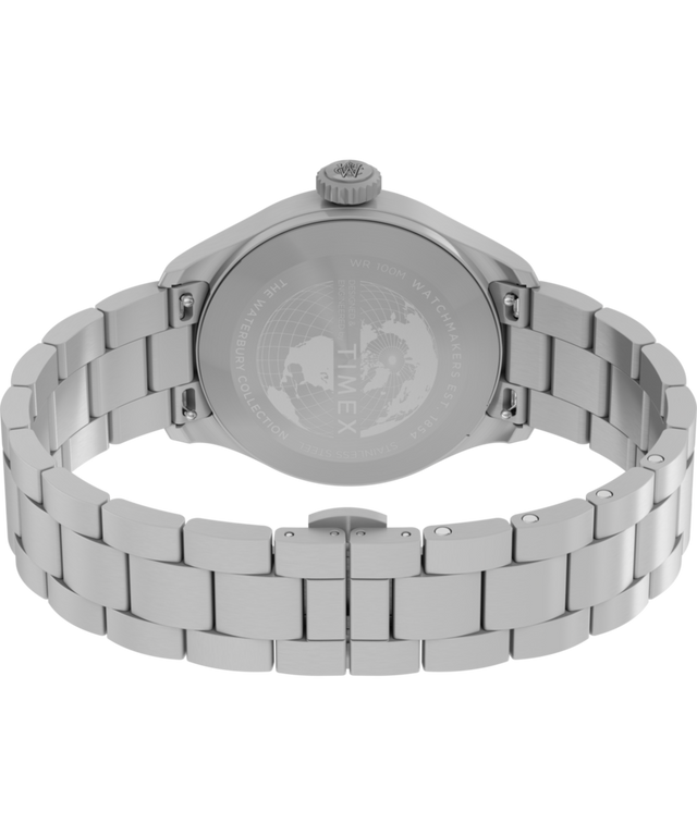 TW2Y18800 Waterbury Ace 41mm Stainless Steel Bracelet Watch Caseback with Attachment Image