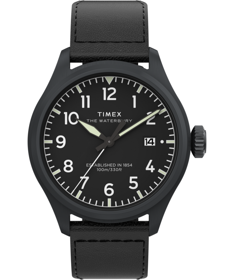 TW2Y18900 Waterbury Ace 41mm Leather Strap Watch Primary Image