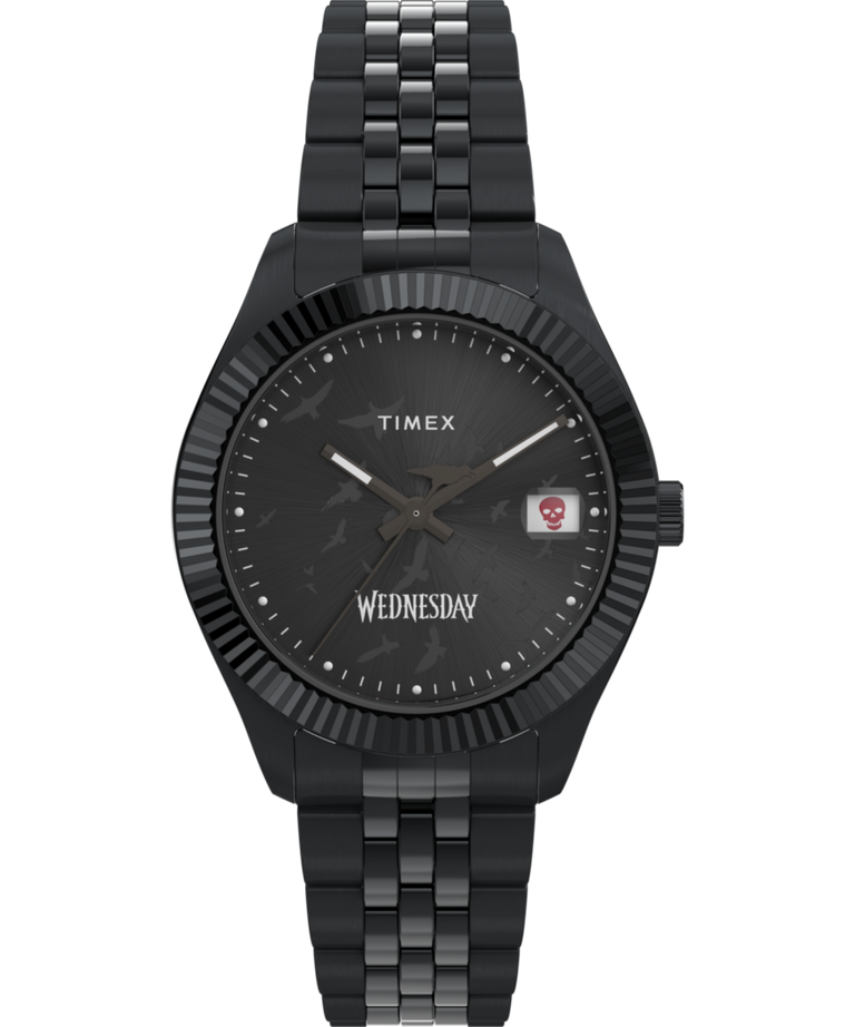 【Rick】計6ml Timex x Wednesday Timex Legacy 36mm Stainless Steel Bracelet Watch