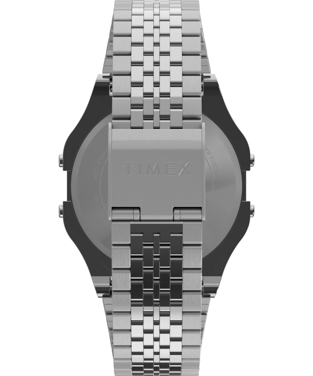 TW2Y20000 Timex x Peanuts® T80 75th Anniversary Edition 34mm Stainless Steel Bracelet Watch Strap Image