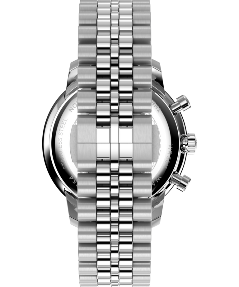 TW2Y23400 Waterbury Metropolitan Chronograph 41mm Stainless Steel Bracelet Watch Strap Image