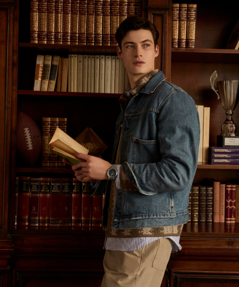 TW2Y23400 Waterbury Metropolitan Chronograph 41mm Stainless Steel Bracelet Watch Lifestyle 2 Image