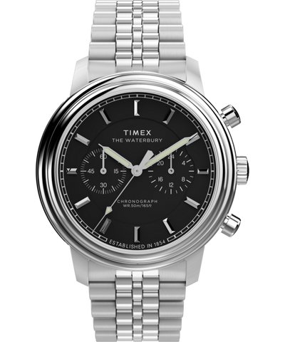 TW2Y23400 Waterbury Metropolitan Chronograph 41mm Stainless Steel Bracelet Watch Primary Image