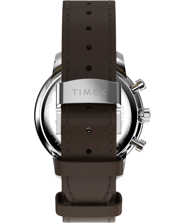 TW2Y23500 Waterbury Metropolitan Chronograph 41mm Leather Strap Watch  Strap Image