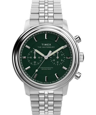 TW2Y23600 Waterbury Metropolitan Chronograph 41mm Stainless Steel Bracelet Watch Primary Image