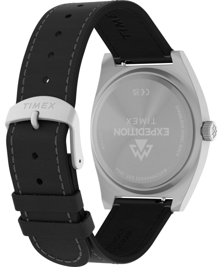 TW2Y30700 Expedition® Capstone 39mm Eco-Friendly Leather Strap Watch  Caseback with Attachment Image