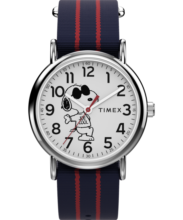 TW2Y31100 Peanuts® x Timex Weekender Joe Cool 38mm Fabric Strap Watch Primary Image