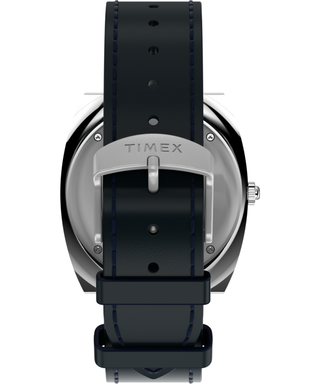 TW2Y31400 Q Timex® 1972 World Time 39mm Leather Strap Watch Strap Image