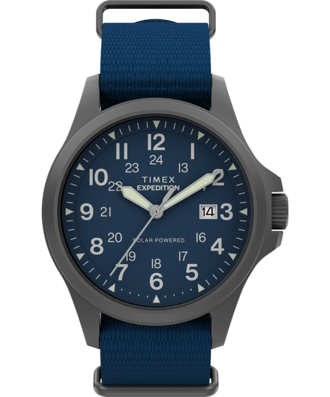Expedition® Field Post Solar 41mm Eco-Conscious Fabric Strap Watch