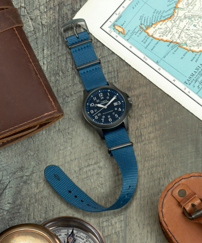 TW2Y31700 Expedition® Field Post Solar 41mm Eco-Conscious Fabric Strap Watch Campaign Key Silhouettes (Beauty shots) Image