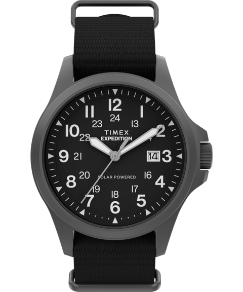 Expedition® Field Post Solar 41mm Eco-Conscious Fabric Strap Watch