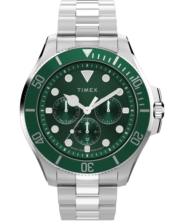 TW2Y33200 Harborside Coast Multifunction 43mm Stainless Steel Bracelet Watch Primary Image