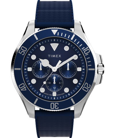 TW2Y33400  Harborside Coast Multifunction 43mm Synthetic Rubber Strap Watch Primary Image